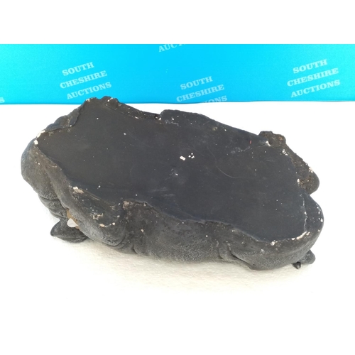 275 - Resin Lying Bulldog Statue. 10cm High, 23cm Long.