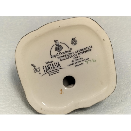 29 - Boxed Royal Doulton Disney Showcase Fantasia 2000 Collection Sorceror's Apprentice Limited Edition 7... 