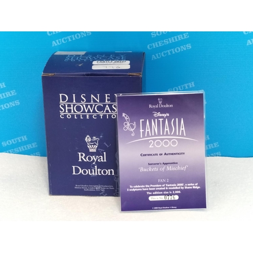 29 - Boxed Royal Doulton Disney Showcase Fantasia 2000 Collection Sorceror's Apprentice Limited Edition 7... 