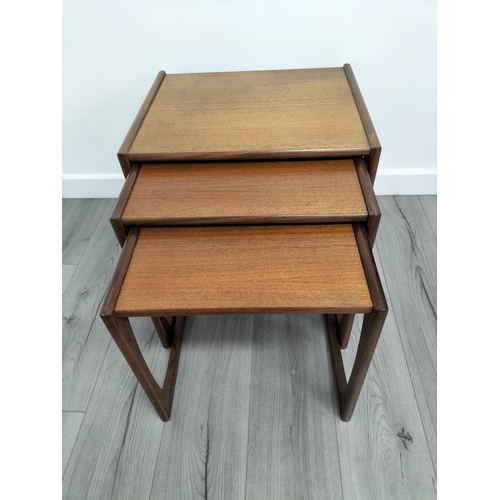 35 - Mid Century G Plan Nest of 3 Tables. Largest 50cm High, 54cm x 44cm. Collection Only.