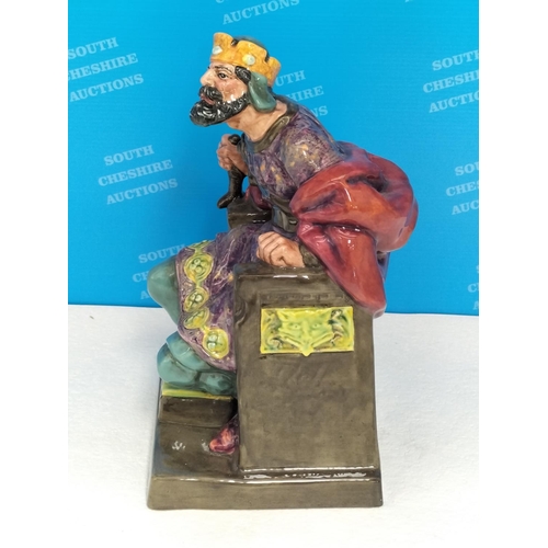 50 - Large 27cm Royal Doulton Figure 'The Old King' HN 2134. 2nds Quality.
