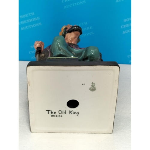 50 - Large 27cm Royal Doulton Figure 'The Old King' HN 2134. 2nds Quality.