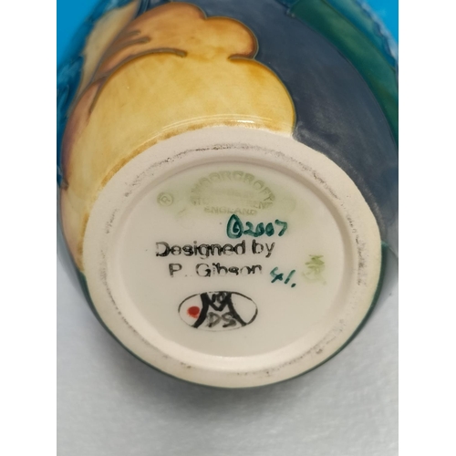 57 - Boxed Moorcroft 'Red Kites' 32cm Limited Edition Vase by Philip Gibson 2007. Red Dot