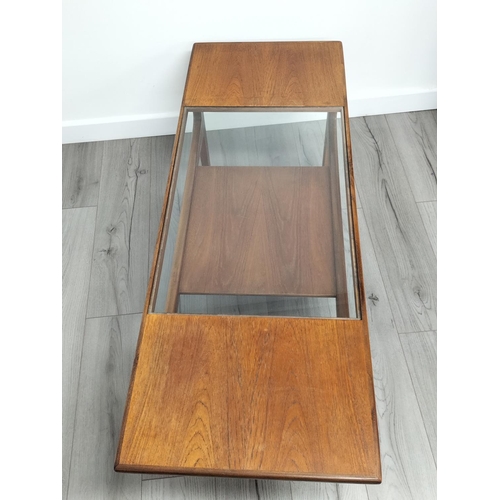 58 - Mid Century Victor Wilkins for G Plan Fresco Coffee Table. 42cm High, 150cm x 50cm. Collection Only.