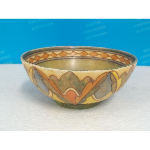 60 - Bursley Ware Charlotte Rhead Tubelined Rectangular Trinket Box (6.5cm High, 12.5cm x 9cm) A/F to Cor... 