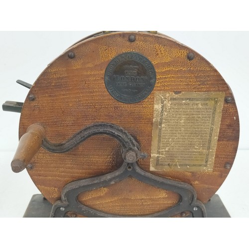 55 - Victorian Crowden & Garrod Ltd 'The London Knife Cleaner'. 39cm High, 36cm Diameter.