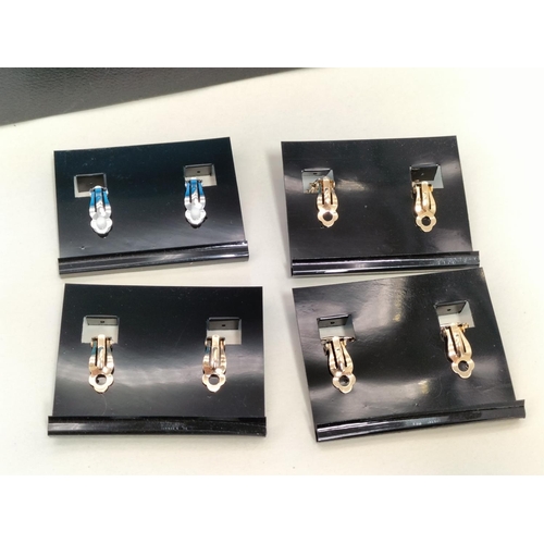 152 - Tray of Mixed Brooches and Clip on Earrings. Tray Size 3.5cm High, 35cm x 24cm.