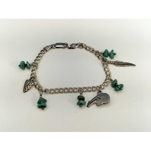 153 - 925 Silver and Turquoise 7