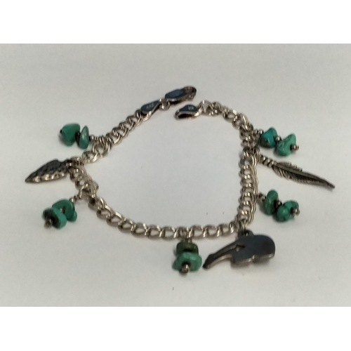 153 - 925 Silver and Turquoise 7