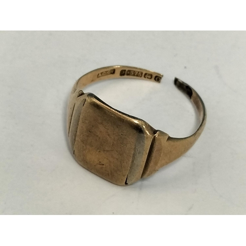 157 - Scrap 9ct Gold 375 Ring. Weight 3.8 Grams