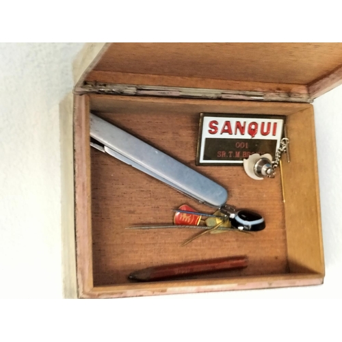 158 - Silver Cigarette Box. 4cm High, 12cm x 9cm.