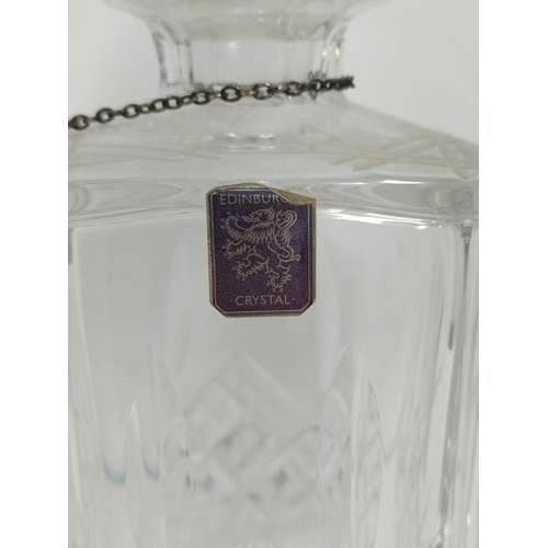 16 - Collection of Mixed Items to include Edinburgh Crystal Decanter, Hand Mirror, Figures, etc.