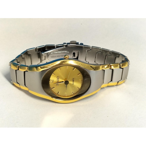 165 - RADO Quartz Two-Tone Stainless Steel Gent's Watch W/O.