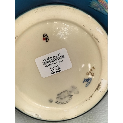 2 - Moorcroft Twin Handled 26cm Vase in the 'Queens Choice' Pattern by Emma Bossons 2000. Red Dot.