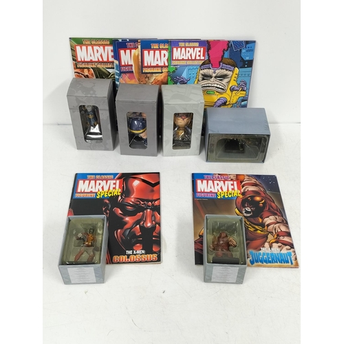 242 - Boxed Eaglemoss Classic Marvel Special Figures with Magazines (6) to include 'Sauron', 'Blob', 'Odin... 