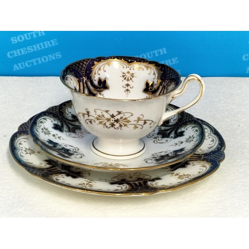 245 - Wileman & Co Imari Pattern Trio. Pattern No 7084, c1890-1900.