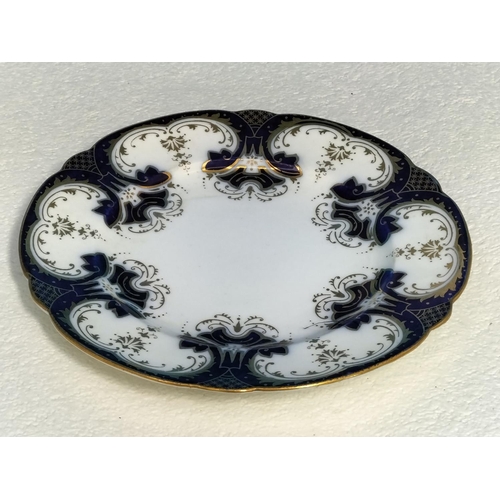 245 - Wileman & Co Imari Pattern Trio. Pattern No 7084, c1890-1900.