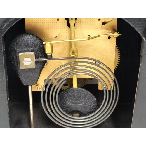 253 - Vintage Smiths Wooden Cased Mantel Clock. W/O