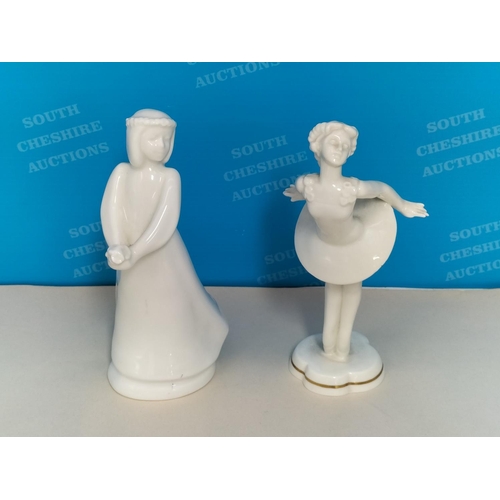 282 - Royal Worcester 16.5cm Figure of a Ballerina 'Blithe Spirit' plus a Royal Doulton Classics Images Fi... 