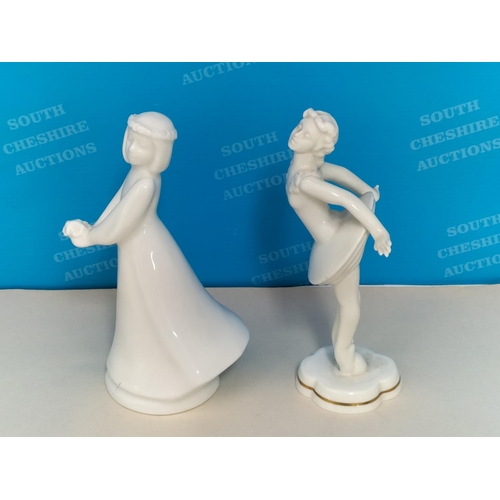 282 - Royal Worcester 16.5cm Figure of a Ballerina 'Blithe Spirit' plus a Royal Doulton Classics Images Fi... 