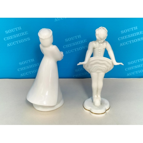 282 - Royal Worcester 16.5cm Figure of a Ballerina 'Blithe Spirit' plus a Royal Doulton Classics Images Fi... 