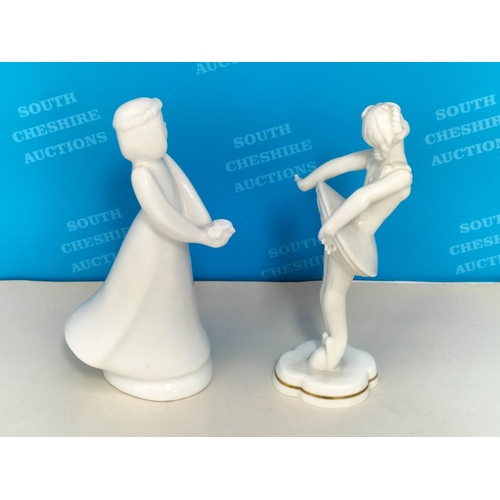 282 - Royal Worcester 16.5cm Figure of a Ballerina 'Blithe Spirit' plus a Royal Doulton Classics Images Fi... 
