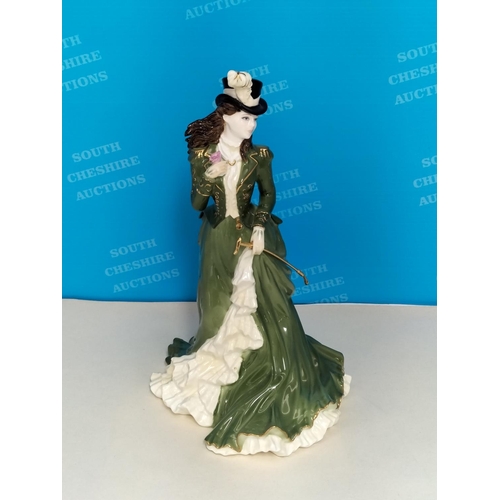 284 - Coalport for Compton & Woodhouse La Belle Epoque Special Edition Figure 'Helena Riding in Hyde Park'... 