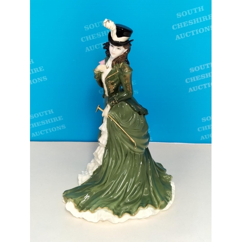 284 - Coalport for Compton & Woodhouse La Belle Epoque Special Edition Figure 'Helena Riding in Hyde Park'... 