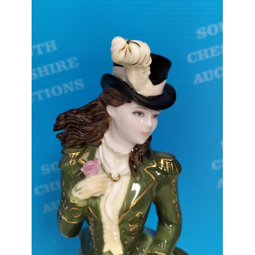 284 - Coalport for Compton & Woodhouse La Belle Epoque Special Edition Figure 'Helena Riding in Hyde Park'... 
