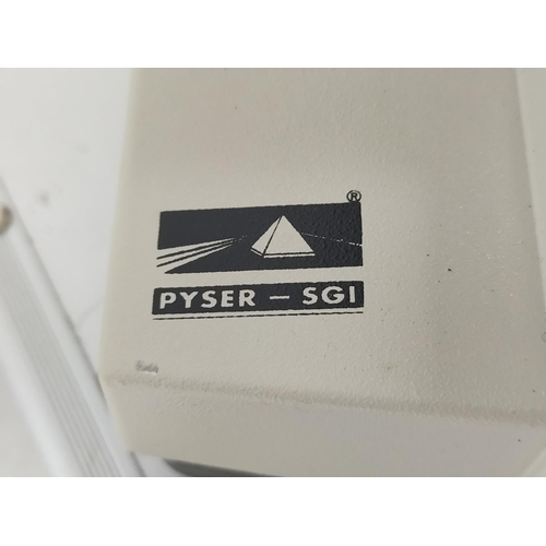 286 - Cased Pyser-SG1 Microscope with 360 Degrees Rotatable Binocular Head. Excellent Condition.