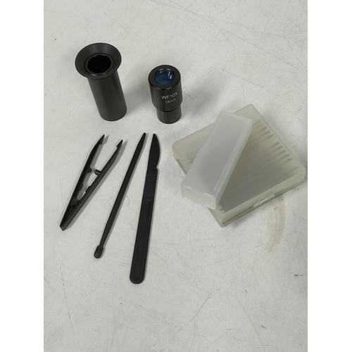 286 - Cased Pyser-SG1 Microscope with 360 Degrees Rotatable Binocular Head. Excellent Condition.