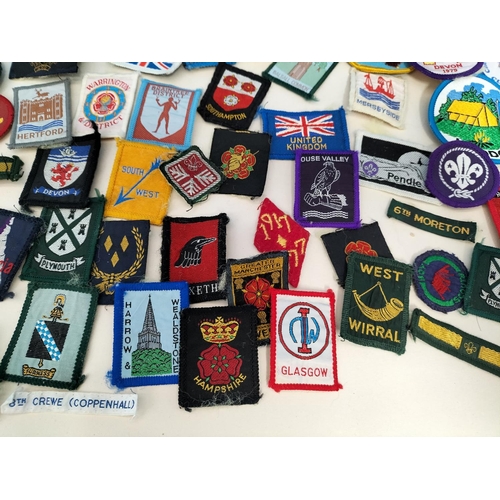 38 - Collection of Vintage Boy Scout Cloth Badges.