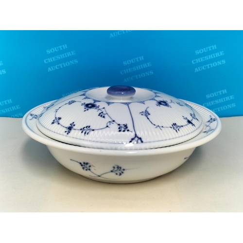 10 - Royal Copenhagen 'Blue Fluted' Items (5) to include Lidded Tureen 2251 (11cm High, 25cm Diameter), 2... 