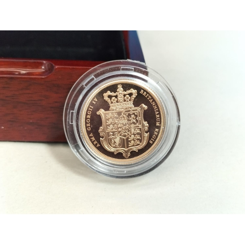 167 - Royal Mint 2025 Charles III Gold Proof Full Sovereign, Royal Arms to Reverse. Number 950 of 5000. We... 