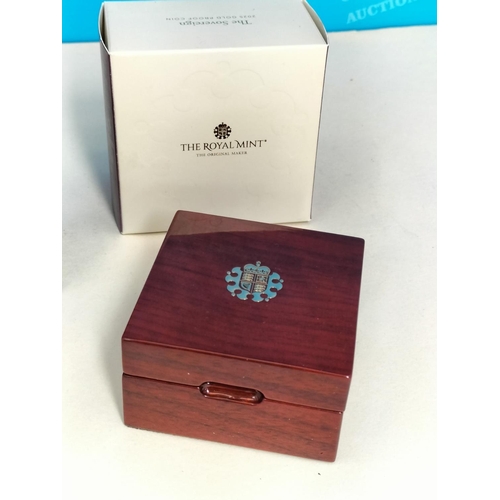 167 - Royal Mint 2025 Charles III Gold Proof Full Sovereign, Royal Arms to Reverse. Number 950 of 5000. We... 