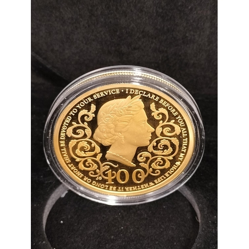 168 - Rare Hatton's of London 2026 King Charles III Tristan Da Cunha 22ct Gold Twenty Pound Coin '100th An... 