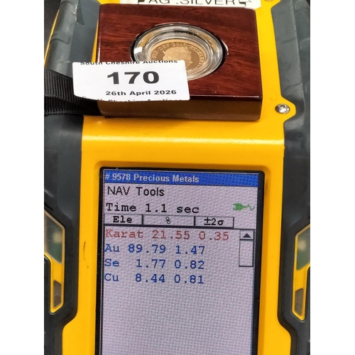 170 - Royal Mint 2017 'The Piedfort Gold Sovereign 15.9 Grams. Coin Mintage of 3,750 Worldwide. Cased.