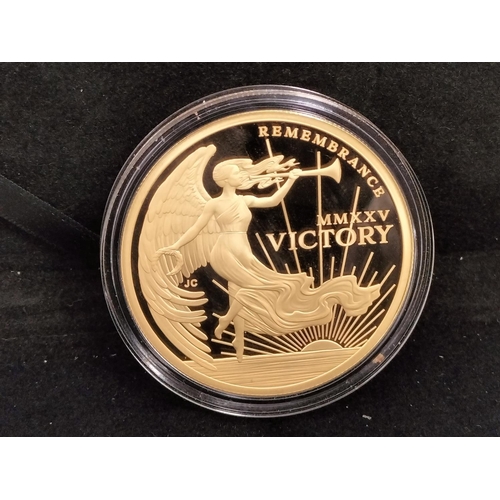 171 - Rare Hatton's of London 22ct Gold Proof 2025 King Charles III Tristan Da Cunha Twenty Pound Coin 'Re... 