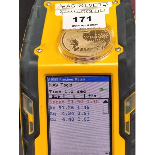 171 - Rare Hatton's of London 22ct Gold Proof 2025 King Charles III Tristan Da Cunha Twenty Pound Coin 'Re... 