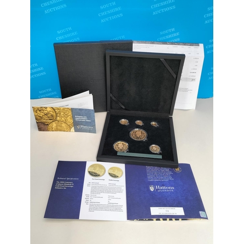 173 - Hatton's of London Tristan Da Cunha 2026 22ct Gold 'The Centenary of Queen Elizabeth II Gold Definit... 