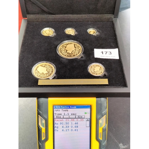 173 - Hatton's of London Tristan Da Cunha 2026 22ct Gold 'The Centenary of Queen Elizabeth II Gold Definit... 