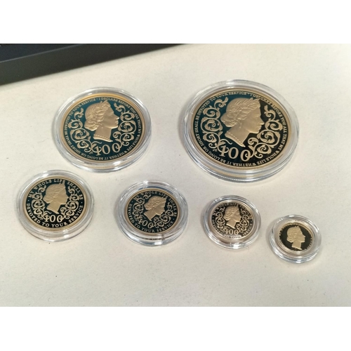 173 - Hatton's of London Tristan Da Cunha 2026 22ct Gold 'The Centenary of Queen Elizabeth II Gold Definit... 