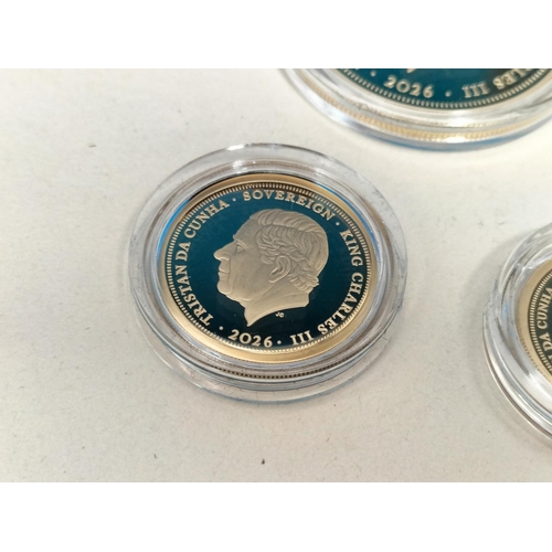 173 - Hatton's of London Tristan Da Cunha 2026 22ct Gold 'The Centenary of Queen Elizabeth II Gold Definit... 