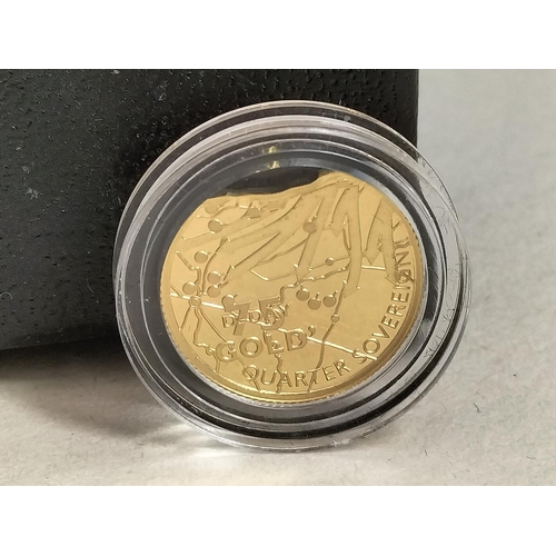 175 - Hatton's of London 2019 Gold '75 D-Day' Quarter Sovereign. Boxed