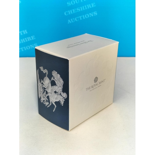 176 - Royal Mint 2025 King Charles III Silver Sovereign Proof Coin. Cased