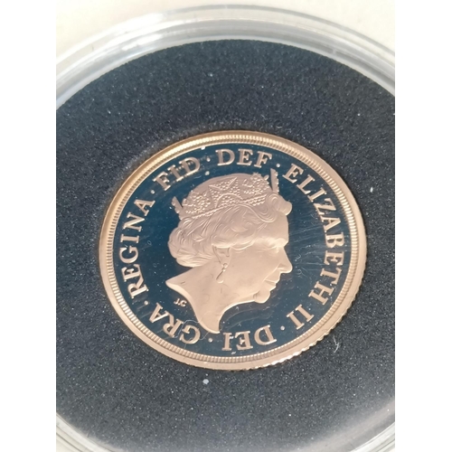 177 - Westminster Collection Boxed Set of Eight Full 22ct Gold Sovereigns 'The Seven Decades of Elizabeth ... 