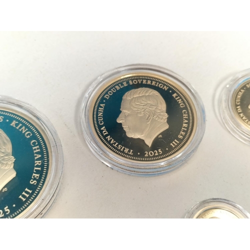 180 - Hatton's of London 2025 King Charles III Gold Proof Definitive Sovereign Set 'Remembrance Victory'. ... 