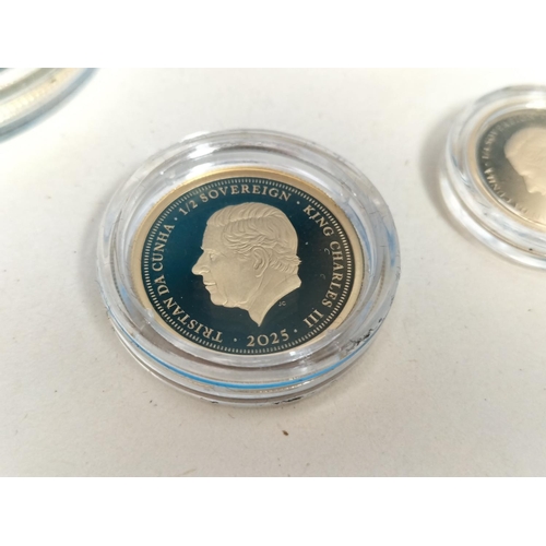 180 - Hatton's of London 2025 King Charles III Gold Proof Definitive Sovereign Set 'Remembrance Victory'. ... 