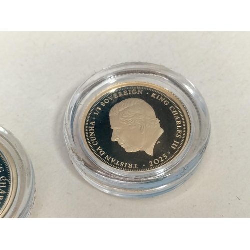 180 - Hatton's of London 2025 King Charles III Gold Proof Definitive Sovereign Set 'Remembrance Victory'. ... 