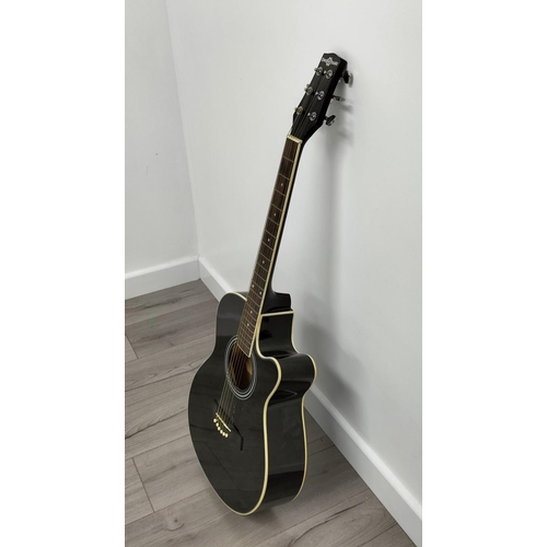 292 - Gear 4 Music Acoustic Guitar SC-10BK. Collection Only.